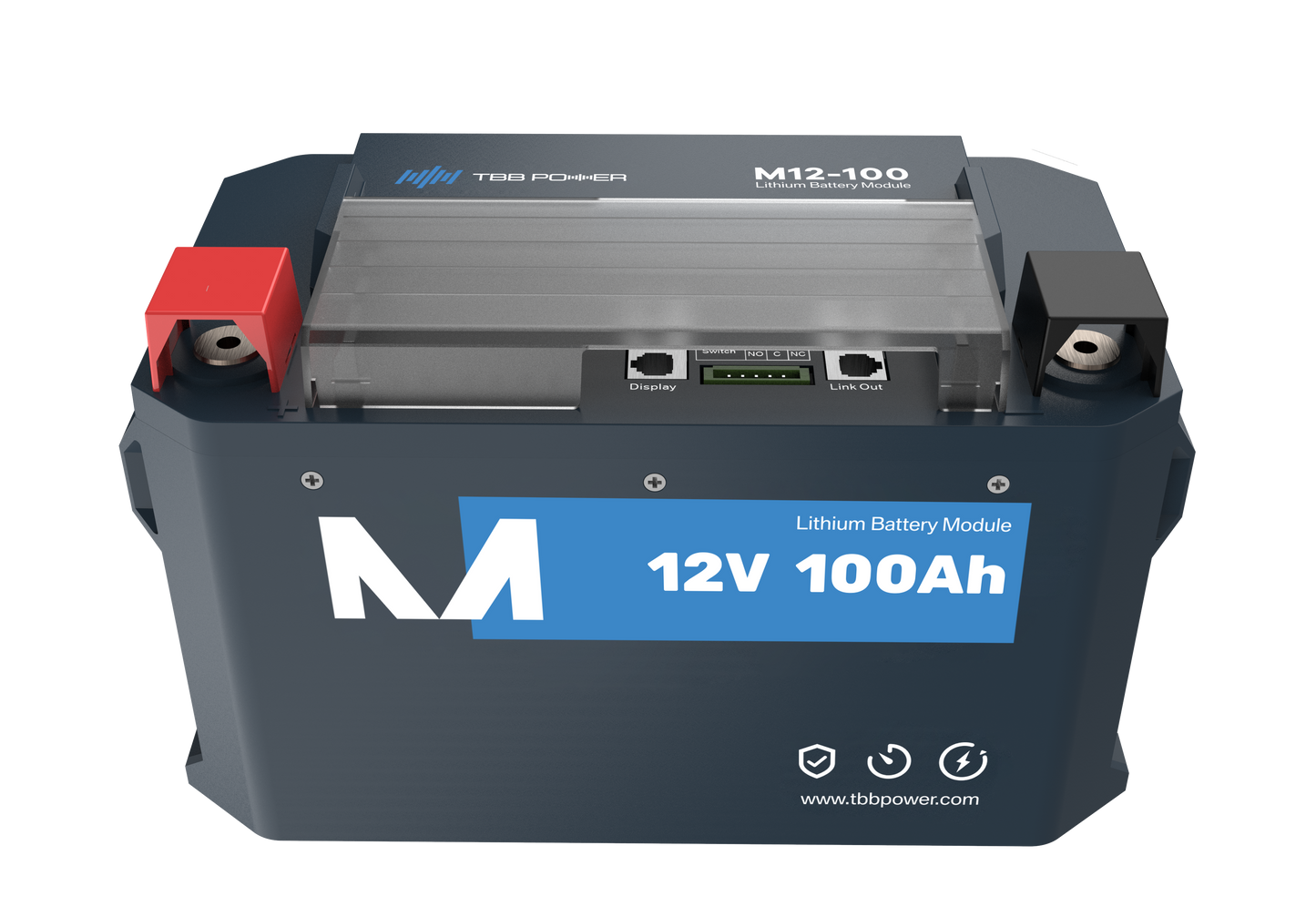 TBB POWER M-Serie Hochleistungs Lithium LiFePo4 Batterie 12V 105Ah